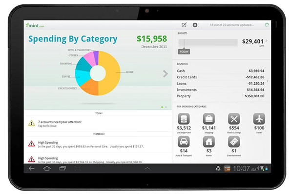 Finacial Apps for Android Review Mint
