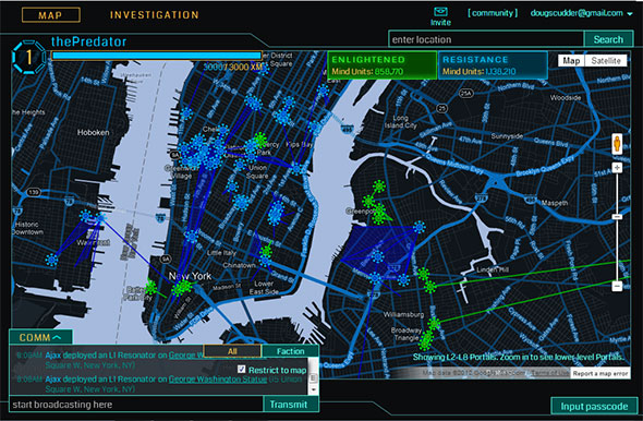 Best Games for Android 2013 - Ingress