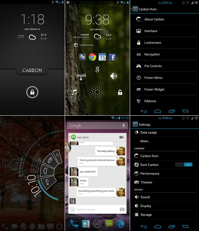 Android Custom ROM Carbon 4.3 feature-rich OS