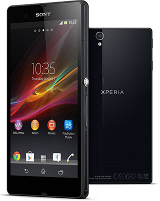 front cover of sony z1 (Z One - Honami) android smartphone