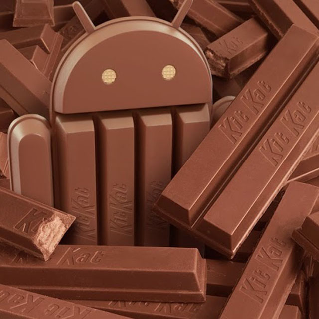 Google's latest dessert operating system version of Android in v4.4 named Kit-Kat