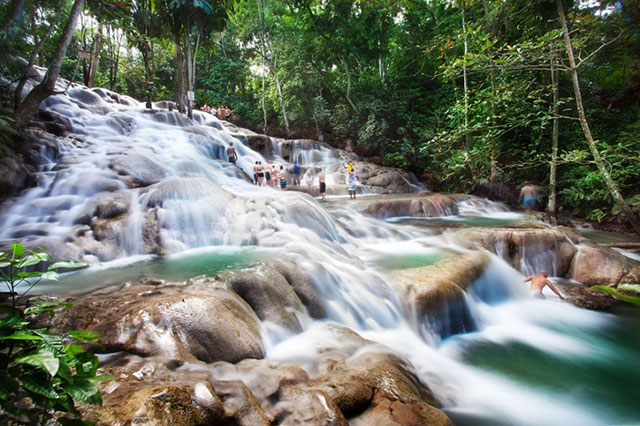 Ocho Rios Richer Falls in Jamaica caribbean Island safari travel tour