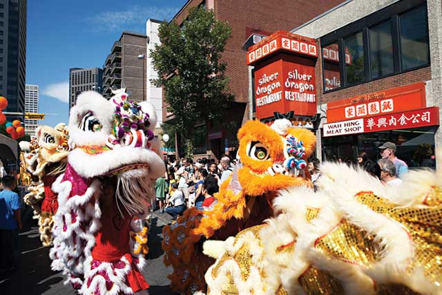 Canadian lifestyle celebration in Calgary's Chinatown