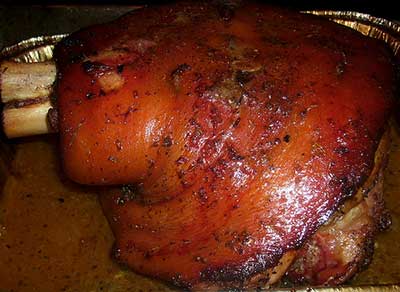 christmas pork dish Pernil Asado, Puerto Rico