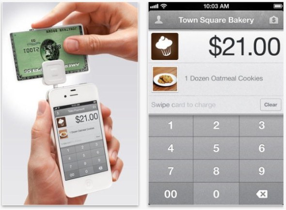 smartphone interface dongle for credit cards to swipe