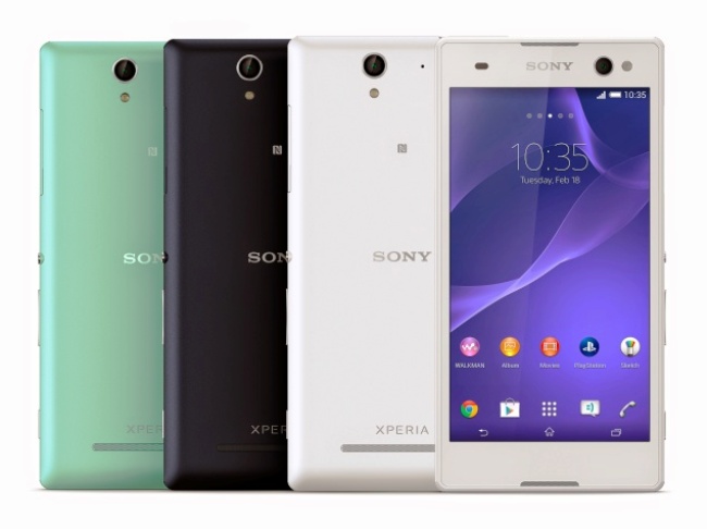 sony xperia c3 in different colours